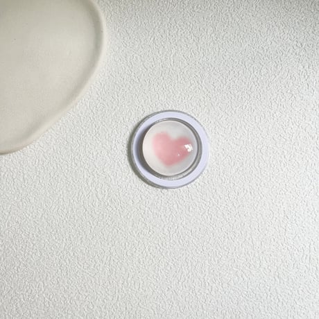 可愛いMagSafe対応スマホグリップ ハート柄/花柄/にこちゃん 磁石グリップ マグネット式スタンド 便利 ギフトに最適[M4404]