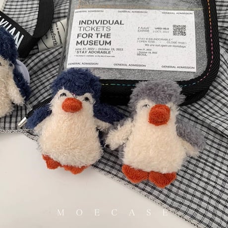 ペンギングリップ iPhone15/14/13miniケース クリア透明感アイフォン12ミニ/11プロカバー 韓国風 かわいい ギフトにおすすめ [M3171]