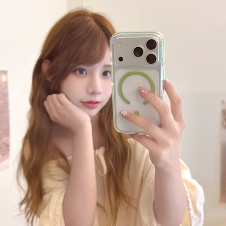 高透明耐衝撃 iPhone17Pro/17ケース MagSafe対応 カラーフレーム iPhone16Pro/15pro/14ケース 丈夫[M6508]