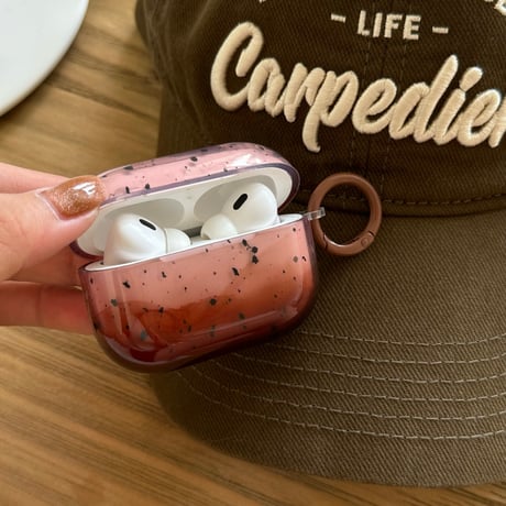 ぼかし Airpods 4ケース グラデーション Airpodspro2/proカバー Airpods3/2 リング/キーチェーン 秋冬に流行る[M4785]
