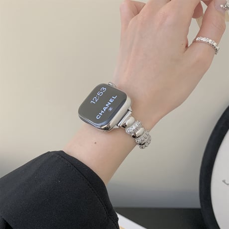高級感 AppleWatchバンド 高品質 ダイヤデコ アップルウォッチ10/9 ベルト Ultra3/2/1 Series 10/9/8 SE3/2/1 お洒落 人気アイテム[M5499]
