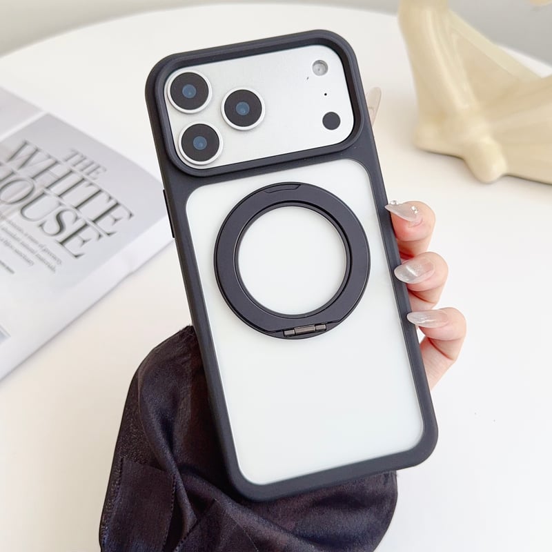 ショルダーストラップ付 iPhone17ProMax/17ケース MagSafe対応 360度