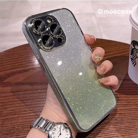 キラキラ iPhone15/15plus/15proケース オシャレ ラメ入り iPhone14/13proカバー  カメラ保護カバー付 綺麗 女子力アップ [M3560]