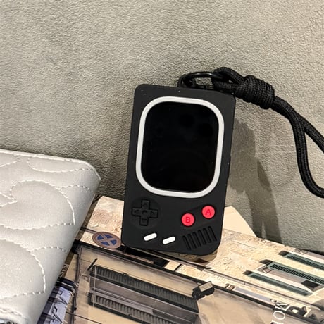 ゲーム機 AppleWatchケース ショルダーストラップ付 アップルウォッチ Ultra3/2/1 Series 11/10/9/8 SE3/2/1 シリコン 可愛い[M5754]