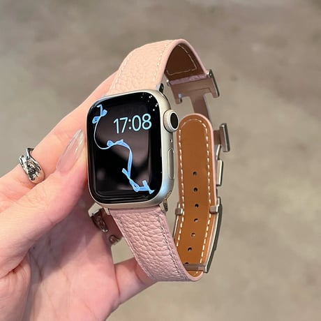 マグネット式  アップルウォッチバンド レザー シック AppleWatch S11/10 バンド 高級感 Ultra series8 7 6 5 4  3 2 SE SE2 おしゃれ[M6175]