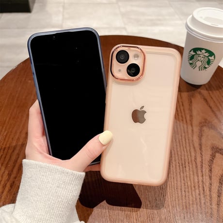 シンプル系 iphone14/14promaxケース  金属カメラレンズ枠 iphone12pro/11カバー  高品質  マット 頑丈[M1814]