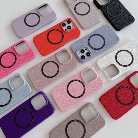MagSafe対応レザー iPhone15/15Proケース シンプル アイフォン14pro/13/12/11スマホケース 高品質 ファッションセンスいい[M3806]