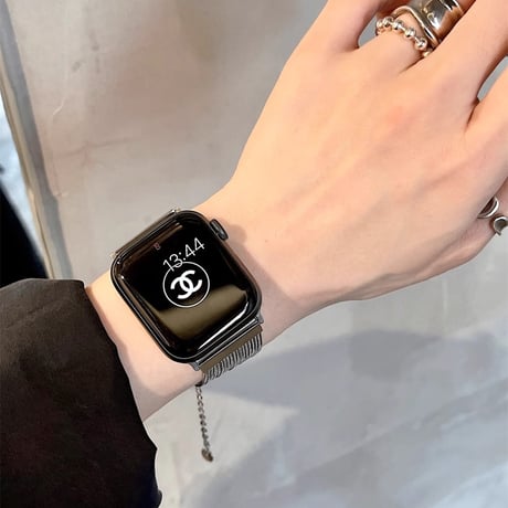 フリンジ AppleWatch10/9 バンド 高級感金属 Ultra series8 7 6 5 4  3 2 SE SE2 アップルウォッチベルト 大人ファッション おしゃれ[M5329]