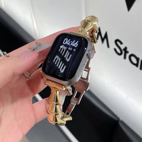 金属 Apple watch Series10バンド おしゃれ アップルウォッチバンド Ultra series8 7 6 5 4  3 2 SE SE2 高品質高級感[M5115]