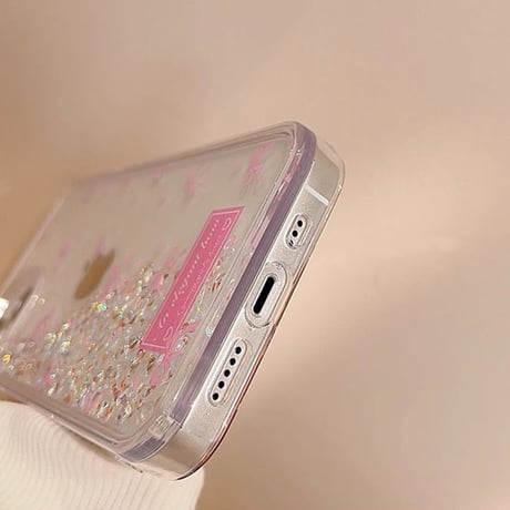 動くダイヤ入り iphone15/15proケースリボン柄 iphone14/13/12/11カバー かわいい きれい 女子力アップ [M3786]