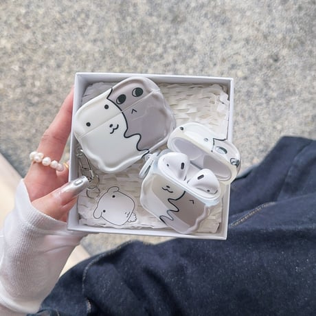 犬ちゃん Airpods Pro3ケース かわいい Airpods4/3カバー pro2/pro1 リング/キーホルダー プレゼントにおすすめ[M6406]