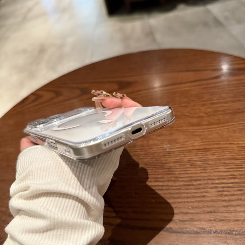 MagSafe対応 iPhone17ProMax/16proケース クリア 高透明度 レンズフ