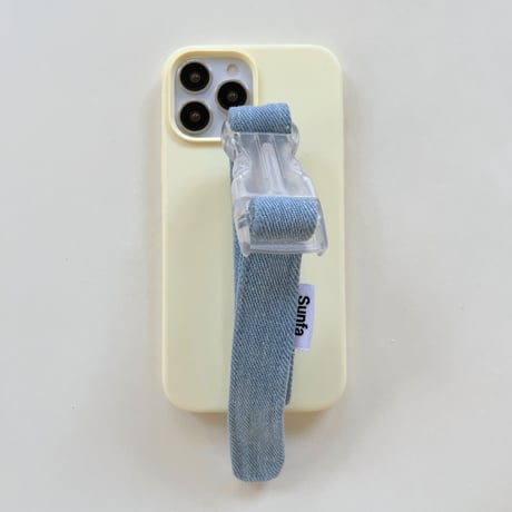 デニムベルト付き iPhone14pro/14promaxケース スタンド機能 iphone13/12/11promaxカバー  可愛い お揃い 実用[M2327]