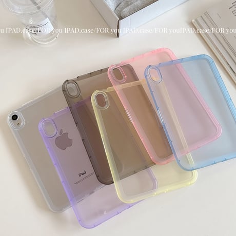 iPad 10.9インチ 第10世代 ケース iPad 10.2インチ iPad pro 12.9/11インチ iPad Air10.9インチ 第5/4世代  シンプル 透明 耐衝撃[M3179]
