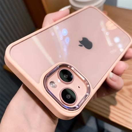 iPhone15/15Proケース クリア 高透明 黄ばまない 金属レンズ枠  頑丈 for iPhone12/13/14カバー オシャレさんにおすすめ[M3503]