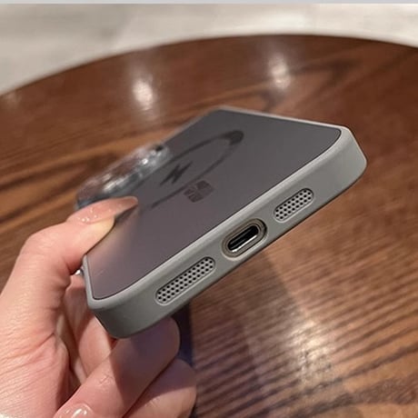 MagSafe対応 iPhone15Pro/15ProMaxケース 指紋防止 耐衝撃 iPhone14/13/12proケース レンズ保護 丈夫耐久性[M3879]