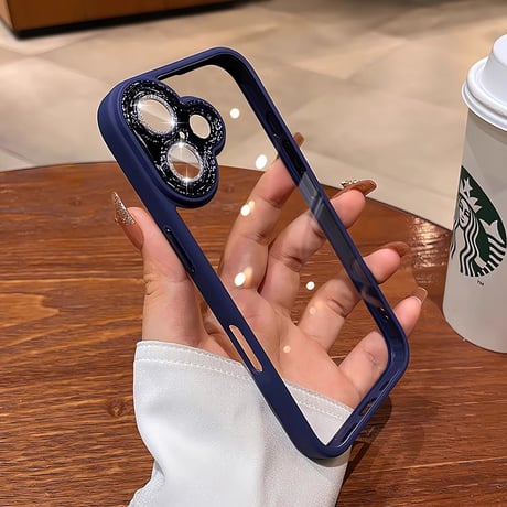 大人気 iPhone16pro/16plusケース キラキラカメラカバー 黄ばまない  iphone15pro/14/13/12proケース 丈夫 シック[M3861]