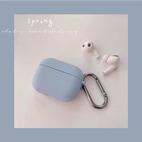 Airpods 4ケース シリコン AirpodsPro2/3ケース  可愛いエアーポッズカバー カラビナ付  指紋防止 手触りいい [M4683]