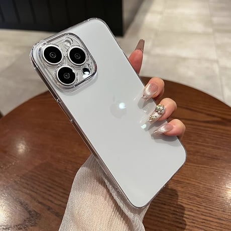 黄ばまない クリアiPhone16Pro/16Plusケース 軽量薄型 iPhone15/14Pro/13promaxケース  ハード 頑丈 [M4652]