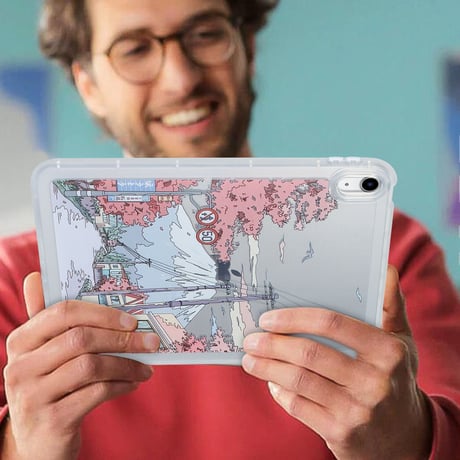 富士山 iPad pro 11インチ(第4/3世代)ケース IPAD AIR 10.9/10.5インチ クリア iPadmini6カバー  シンプル 耐衝撃加工 軽量頑丈[M3183]