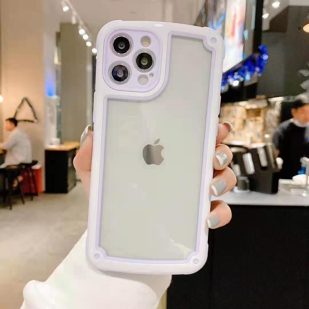 耐衝撃クリアiphone11/12proケース 頑丈 アイフォンSE2/XRケース