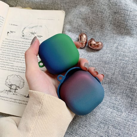 グラデーションカラー ギャラクシーバッズライブケース galaxy buds+ケース 芸能人ファッションgalaxy buds live保護ケースGB2