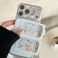 可愛い動物柄 カメラカバー  iPhone17Pro iPhone17ProMax ガラスレンズフィルム  頑丈 傷から保護 使いやすい [M6019]