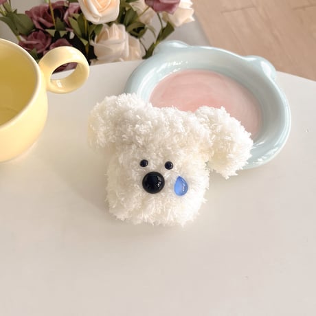 犬ちゃん Airpods 4ケース ニット 第4/3/2世代 AirpodsPro2/Pro1カバー 柔らかい 面白い[M4679]