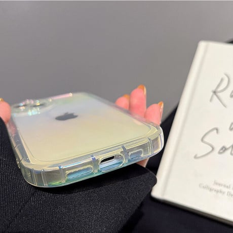 レインボーカラー iphone14/13proケース リボンデコカメラレンズ  iphone12/11カバー  可愛い  お洒落 プレゼントにおすすめ[M2168]