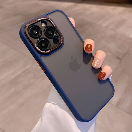 指紋防止 iphone14pro/14promaxカバー マット加工 汚れ付きにくいiphone13/12promaxカバー  耐衝撃 滑りにくい 高品質[M2294]