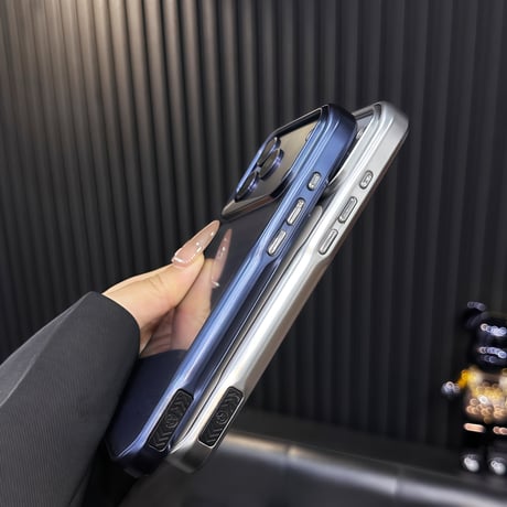 カッコイイ iPhone17Pro/17promaxケース グリップ性いい MagSafe対応 iPhone17/Air/16カバー 耐衝撃 滑り止め 落下防止 高級感  [M5736]