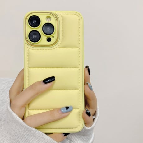 ダウン iPhone14pro/14plusケース レンズフイルム付 アイフォン13/12/11カバー 頑丈 冬に人気 男女兼用 プレゼントにおすすめ[M2513]