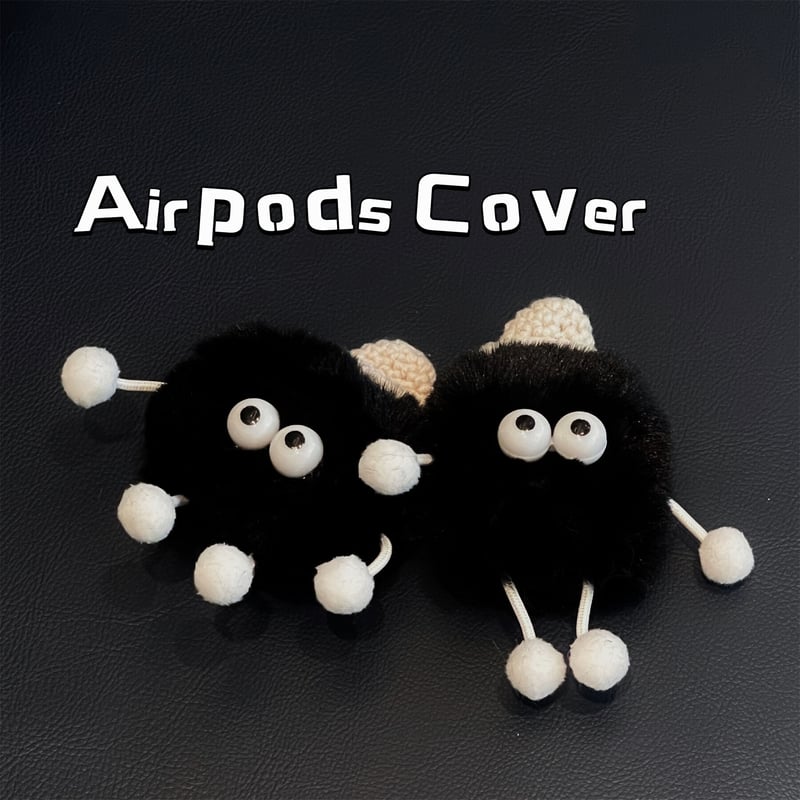 帽子つけるモンスター AirPodsPro2ケース 可愛すぎお揃い airpods