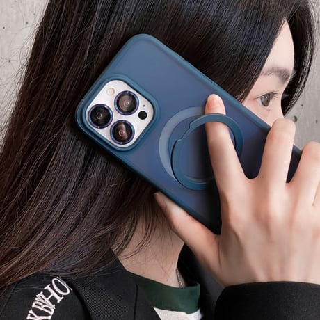 レンズカバー付 iPhone16Pro/15Promaxケース MagSafe対応 スタンド iPhone14Pro/13/12Proケース 指紋防止 コスパ最強[M3659]