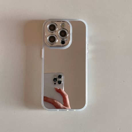 鏡 iPhone15/15proカバー キラキラレンズフイルム付 iPhone14promax/13pro/12ケース シンプル 頑丈[M4225]