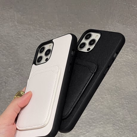 カードポケット iphone14Plus/13promaxケース  シンプル iphone12mini/11カバー  交通カードSUICA/PASMO/ICOCAなど収納[M2158]