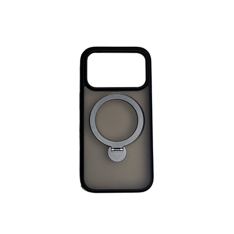 iPhone17Pro/17Promaxケース MagSafeリングスタンド 耐衝撃 iPhone16pro/15/14カバー 指紋防止 高品質 カッコイイ[M5584]