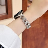 ダイヤ蝶 アップルウォッチバンド 装着しやすい AppleWatch10/9 バンド高級感Ultra series8 7 6 5 4  3 2 SE SE2 おしゃれ[M6261]