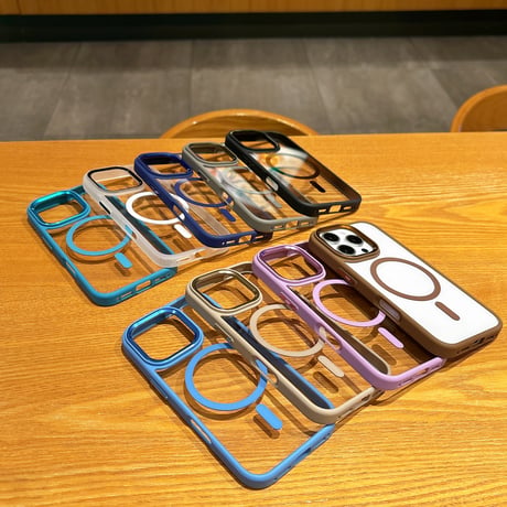iPhone16Pro/16ProMaxケース MagSafe 耐衝撃 透明 iPhone15pro/14promax/13/12カバー 黄ばまない 高品質[M4674]