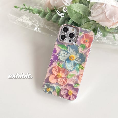 花柄 アイフォン15/15proケース 春夏コーデ iphone14pro/13/12promaxカバー キラキラ  人気 可愛い[M4108]