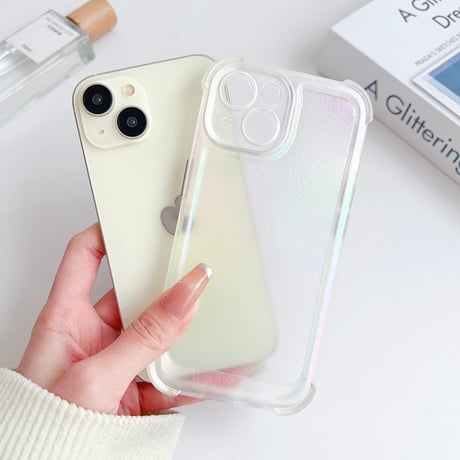 指紋防止耐衝撃 iphone15pro/15promaxケース 光る 半透明 iphone14pro/13/12proカバー マット高品質[M4131]