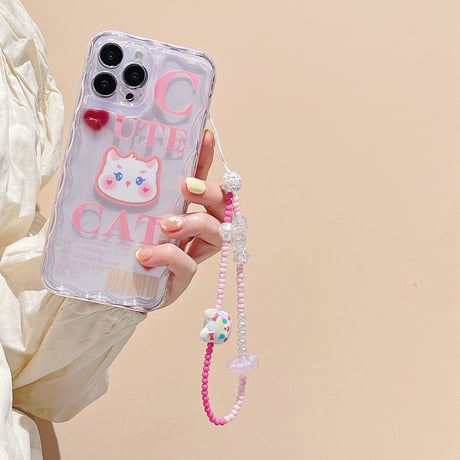 可愛いスマホストラップ    キラキラ  便利  ハンド携帯ストラップ  女子力アップ  落下防止  全機種対応  頑丈[M2940]