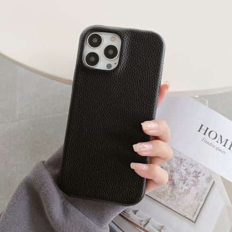 革製 iPhone14plus/14proカバー シンプル風 アイフォン13pro/12mini/11proケース おそろい 高品質 使いやすい [M2571]