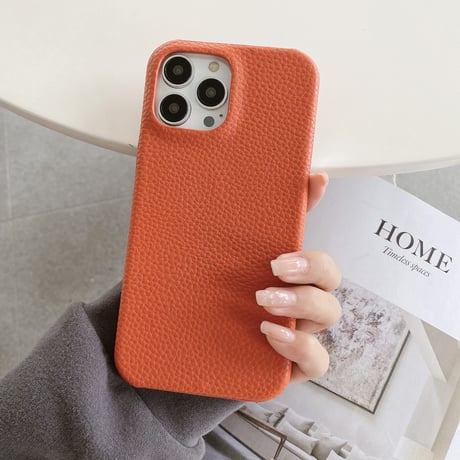 革製 iPhone14plus/14proカバー シンプル風 アイフォン13pro/12mini/11proケース おそろい 高品質 使いやすい [M2571]