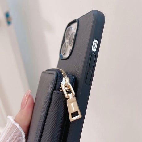 小銭入れ付 iphone14pro/14plusケース レザー カード収納 アイフォンSE3/11pro/13/12proカバー 長さ調整可ストラップ付 高級感 実用 [M2407]