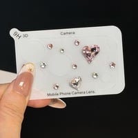 iPhone18Proシリーズ ピンクダイヤカメラカバー iPhone17Pro iPhone17ProMax レンズフィルム  キラキラ  おしゃれ  頑丈 きれい [M6059]
