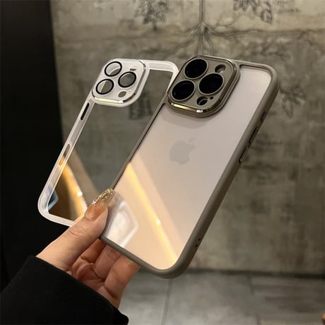 滑り止め加工 iPhone16pro/15promaxケース  高透明 黄ばまないアイフォン14Promax/13/12proカバー カメラ保護 高品質[M3676]