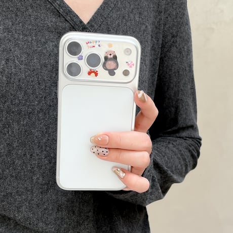 可愛いカメラ保護カバー  iPhone17Pro iPhone17ProMax ガラスレンズフィルム  動物柄 人気 傷から保護 ギフトにおすすめ [M5794]