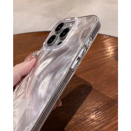 キラキラ iPhone15/15proケース オシャレ iphone14/13/12proカバー きれい シック 女子力アップ[M3886]