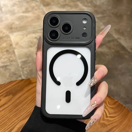強力マグネット iPhone17pro/17promaxケース カメラ部分カバー iPhone16/15シリーズカバー 耐衝撃 丈夫[M5871]